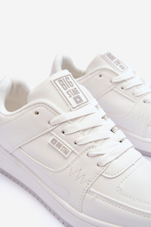 Dames sportschoenen Big Star MM274354 in witte kleur