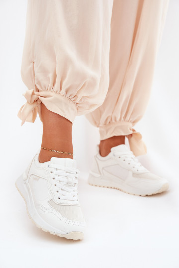 Dames sneakers in wit Laaksona