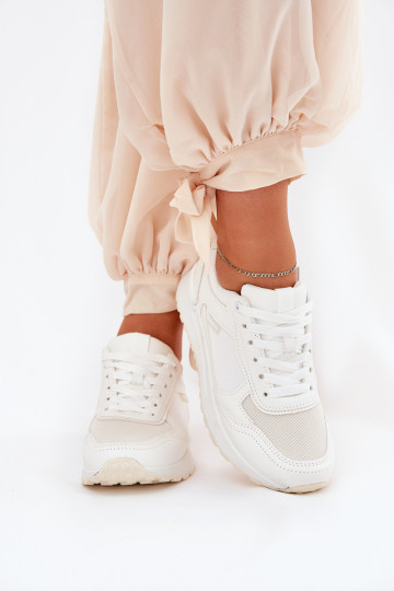 Dames sneakers in wit Laaksona 2