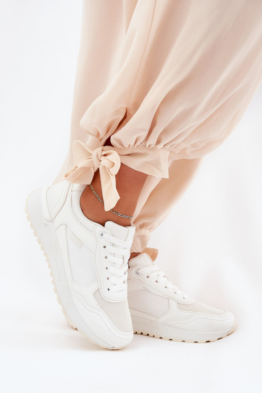 Dames sneakers in wit Laaksona