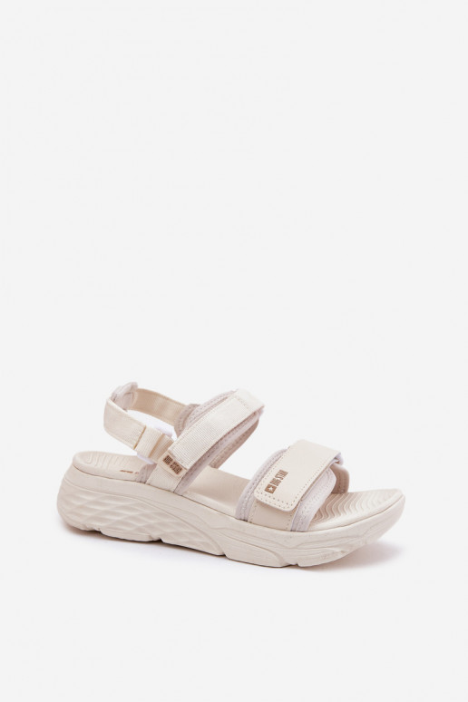 sportieve dames sandalen met platform in zand Big Star RR274A076