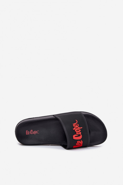 heren slippers in zwart Lee Cooper LCIN-25-07-3526M