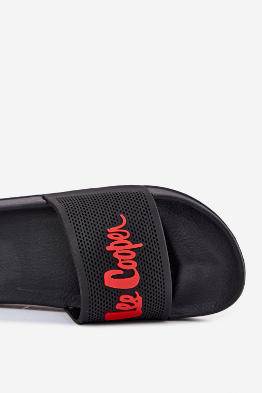 heren slippers in zwart Lee Cooper LCIN-25-07-3526M