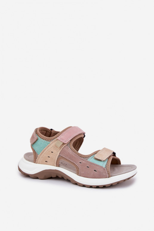 sportieve dames sandalen in zand McKeylor 95347