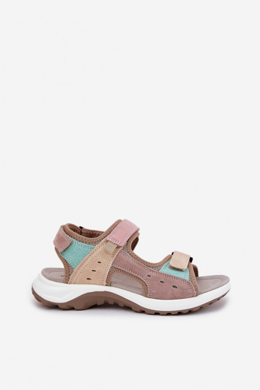 sportieve dames sandalen in zand McKeylor 95347