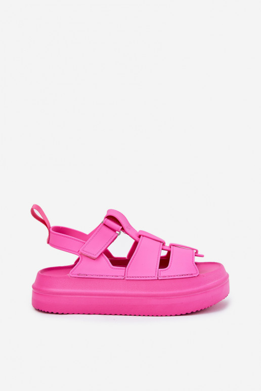 Dames platformsandalen in roze Nitavelia