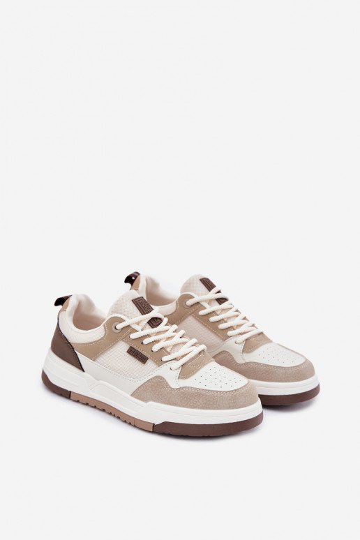 Zandkleurige herensneakers Big Star RR174604