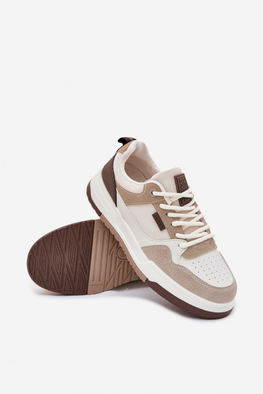 Zandkleurige herensneakers Big Star RR174604