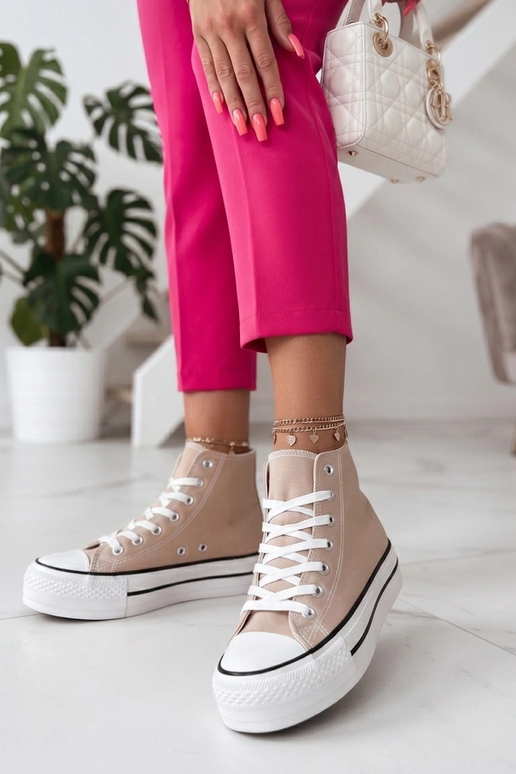Zand enkelsneakers Piper