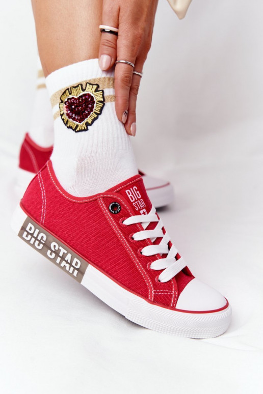 Dames schoenen BIG STAR HH274115 rood