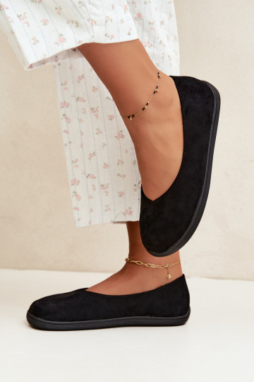 Zwarte barefoot ballerina's Hollin