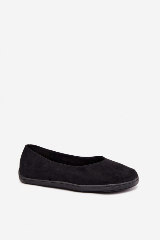 Zwarte barefoot ballerina's Hollin