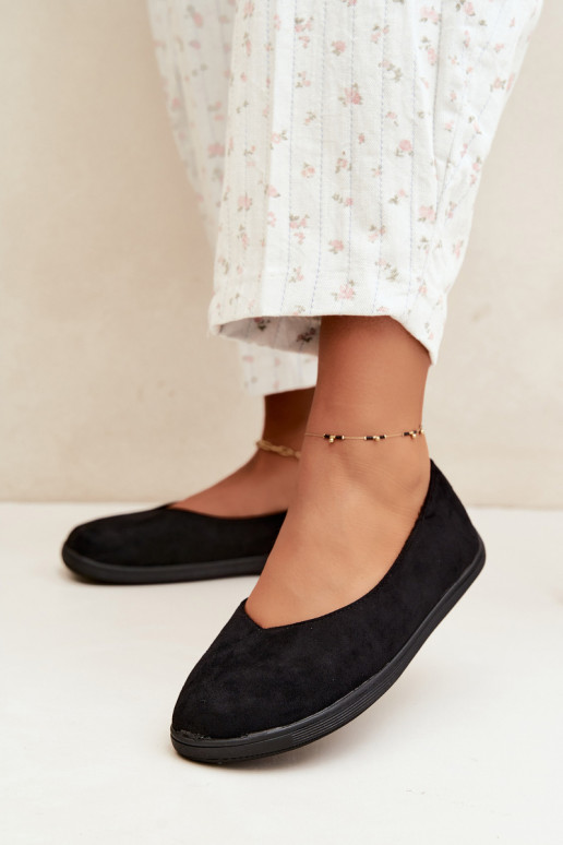 Zwarte barefoot ballerina's Hollin