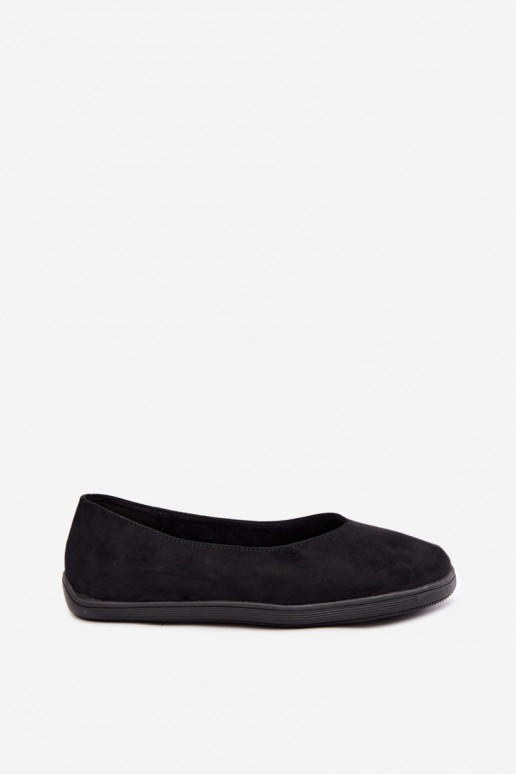 Zwarte barefoot ballerina's Hollin