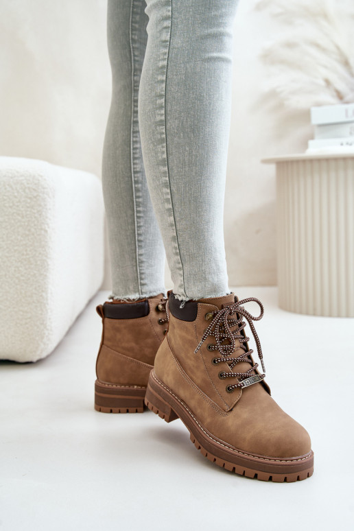 dames geïsoleerde schoenen Big Star OO274A289 bruin