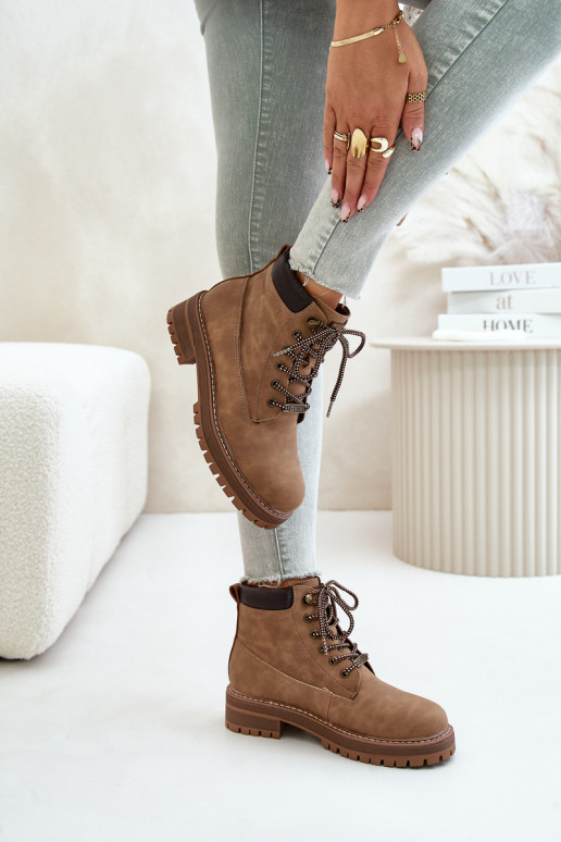 dames geïsoleerde schoenen Big Star OO274A289 bruin