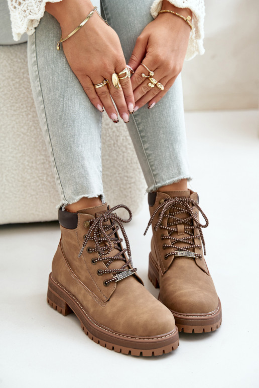 dames geïsoleerde schoenen Big Star OO274A289 bruin