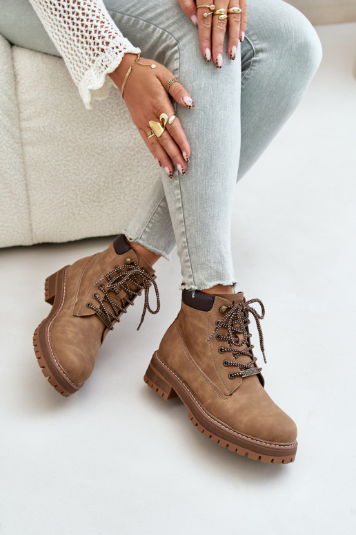 dames geïsoleerde schoenen Big Star OO274A289 bruin