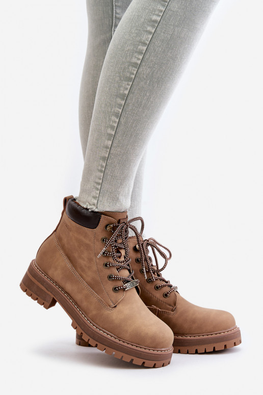 dames geïsoleerde schoenen Big Star OO274A289 bruin