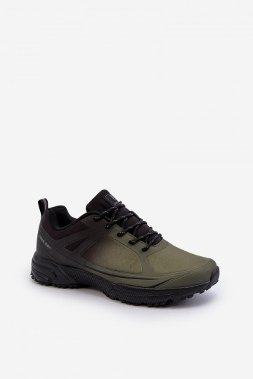 chaki kleur heren sportschoenen Trekas