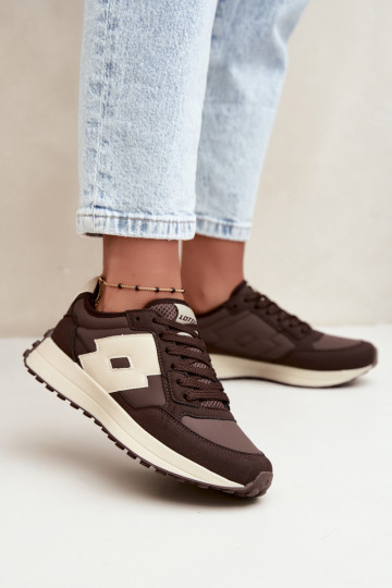 Dames sneakers LOTTO 2401930U CALENTO Chocolade 2