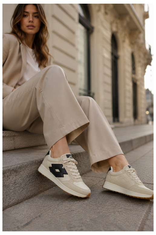 Dames sneakers LOTTO 2401930U CALENTO in gedempt wit