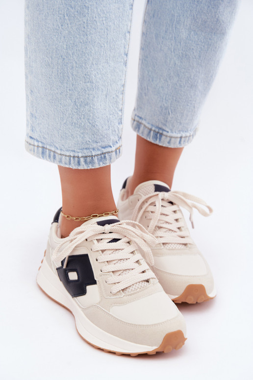 Dames sneakers LOTTO 2401930U CALENTO in gedempt wit