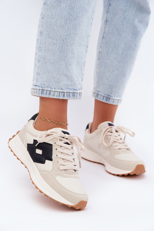 Dames sneakers LOTTO 2401930U CALENTO in gedempt wit