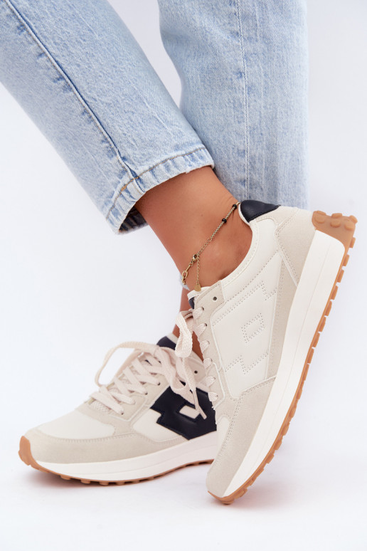 Dames sneakers LOTTO 2401930U CALENTO in gedempt wit
