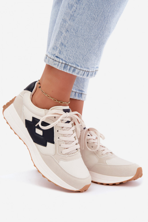 Dames sneakers LOTTO 2401930U CALENTO in gedempt wit
