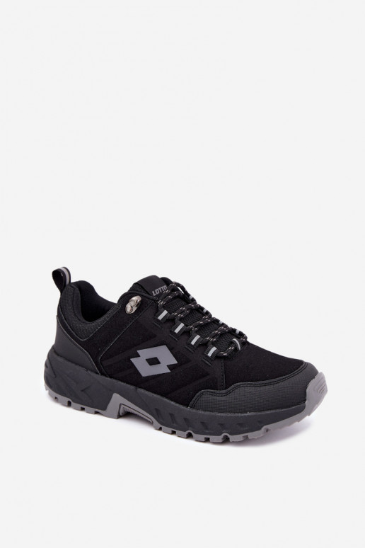 Heren wandelschoenen in zwart LOTTO 2400290U KETCHAM