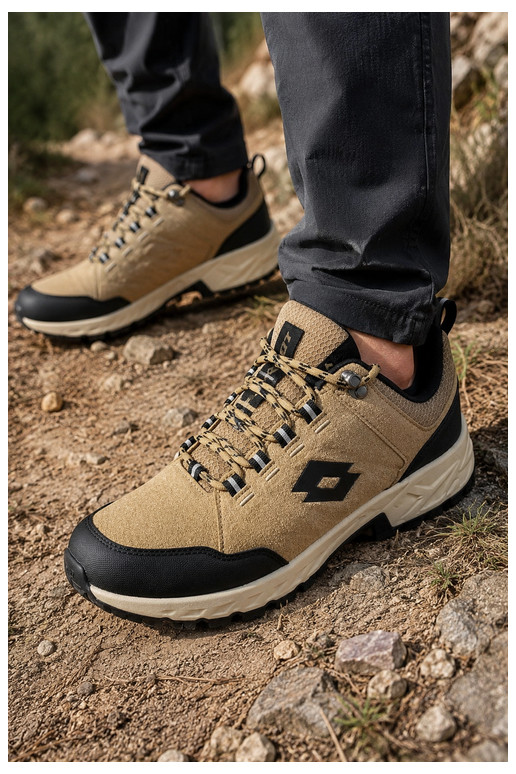 Heren wandelschoenen in bruin LOTTO 2400290U KETCHAM