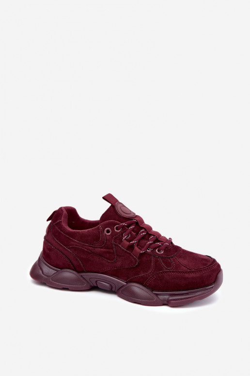 Dames Sneakers in Bordeauxkleur Shaley