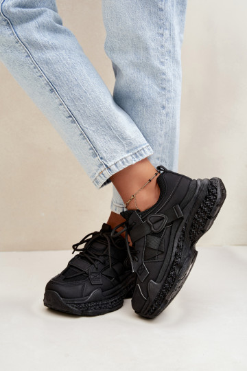 sneakers met strepen in zwarte kleur Ellery 2