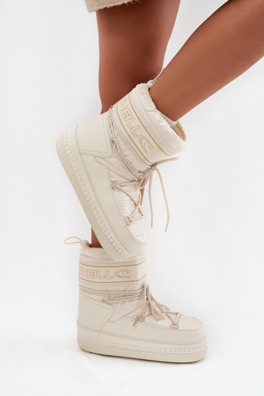 dames sneeuwlaarzen met stijlvolle details O'NEILL LISA INOMEN HIGH 90253012.99Z in wit