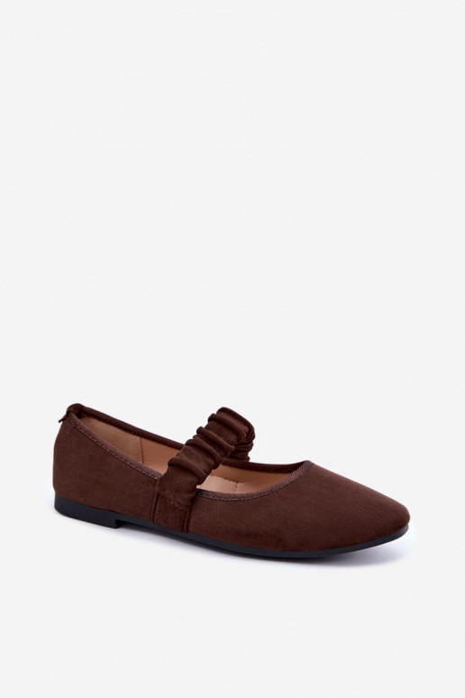 Chocolade ballerina's met gesneden banden Loreya