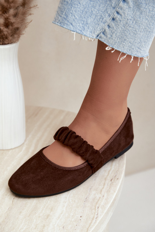 Chocolade ballerina's met gesneden banden Loreya