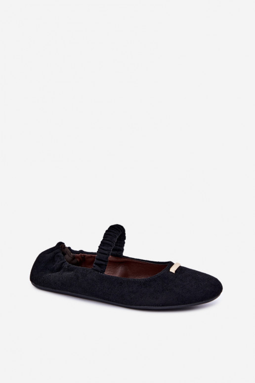 Zwarte sandalen met decoratieve details Brinelle