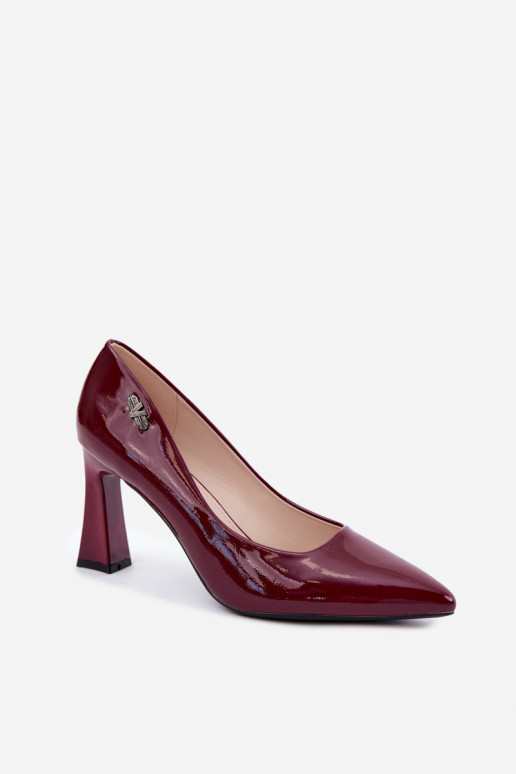 Vinceza 62328 bordeaux lakleren hakken