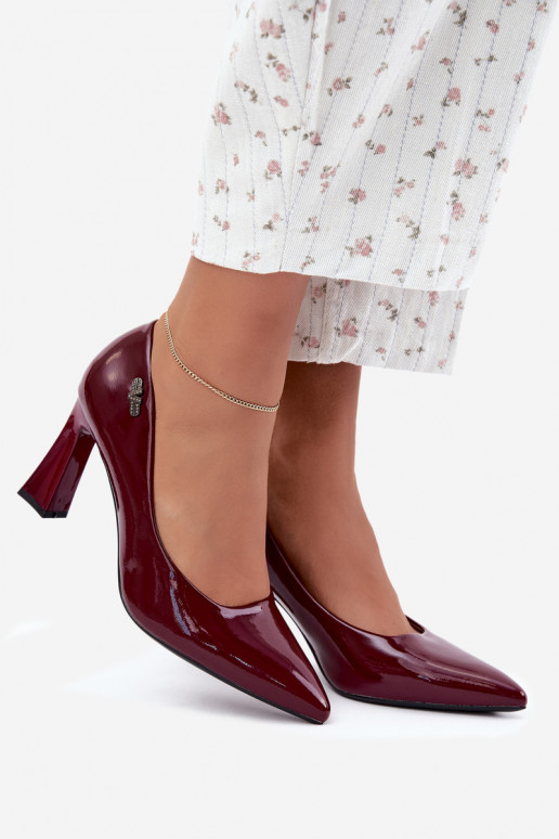 Vinceza 62328 bordeaux lakleren hakken