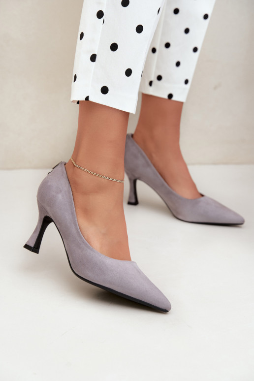 schoenen met hak Klepsydra Vinceza 62330 in grijs