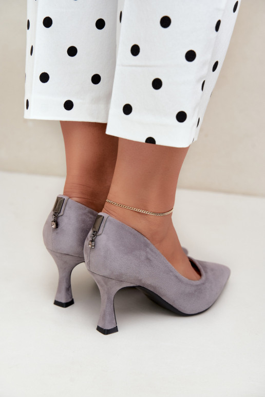 schoenen met hak Klepsydra Vinceza 62330 in grijs