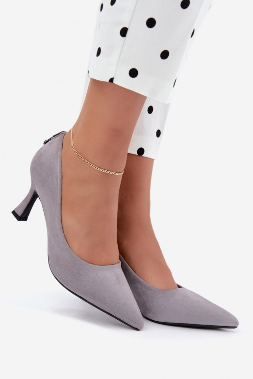 schoenen met hak Klepsydra Vinceza 62330 in grijs