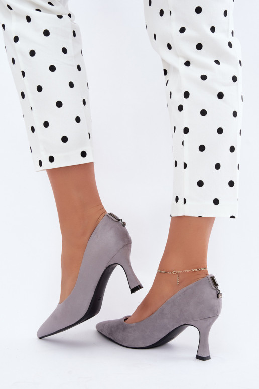 schoenen met hak Klepsydra Vinceza 62330 in grijs