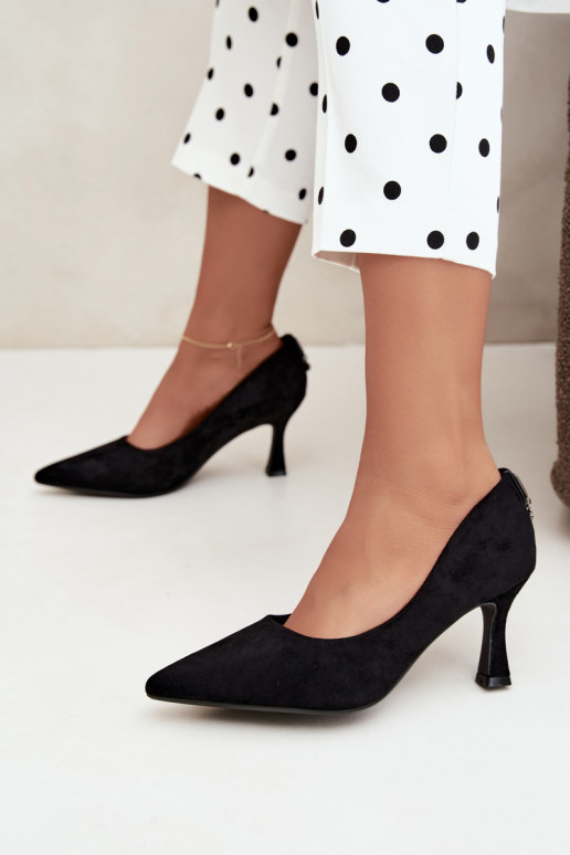 schoenen met hak Klepsydra Vinceza 62330 in zwart