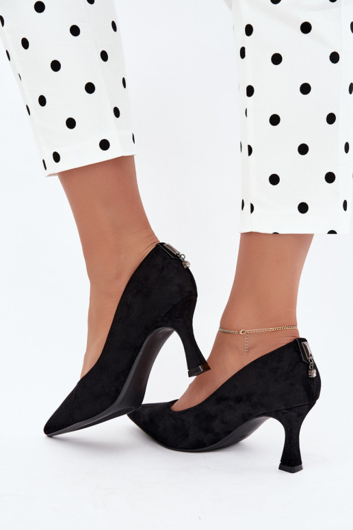schoenen met hak Klepsydra Vinceza 62330 in zwart