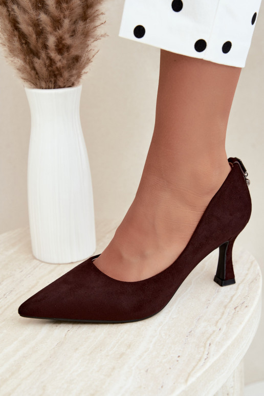 schoenen met hak Klepsydra Vinceza 62330 in bruin