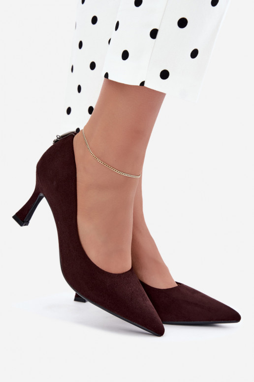 schoenen met hak Klepsydra Vinceza 62330 in bruin