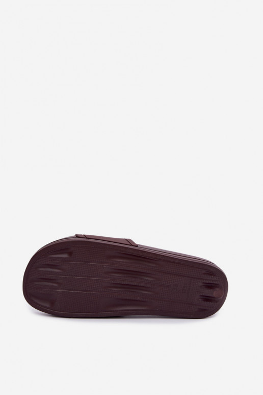 Dames slippers Big Star UU274072 in chocolade kleur
