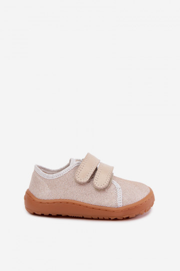 Kinderslippers Barefoot Froddo Canvas G1700440-1 Goud 2